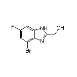 4-Bromo-6-fluoro-2-(hydroxymethyl)benzimidazole