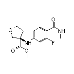 Methyl (R)-3-[[3-Fluoro-4-(methylcarbamoyl)phenyl]amino]tetrahydrofuran-3-carboxylate