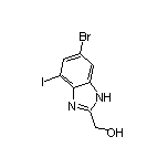 6-Bromo-2-(hydroxymethyl)-4-iodobenzimidazole