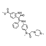 Methyl (Z)-3-[[[4-[N-Methyl-2-(4-methyl-1-piperazinyl)acetamido]phenyl]amino](phenyl)methylene]-2-oxoindoline-6-carboxylate