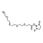 2,5-dioxopyrrolidin-1-yl 4,7,10,13-tetraoxahexadec-15-yn-1-oate