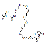 2,5-Dioxo-1-pyrrolidinyl 1-(2,5-Dioxo-2,5-dihydro-1-pyrrolyl)-3-oxo-7,10,13,16,19,22,25,28,31,34-decaoxa-4-aza-37-heptatriacontanoate