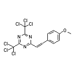 2-(4-Methoxystyryl)-4,6-bis(trichloromethyl)-1,3,5-triazine