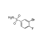 3-Bromo-4-fluorobenzenesulfonamide