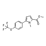 Methyl 1-Methyl-5-[4-(trifluoromethoxy)phenyl]pyrrole-2-carboxylate