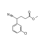 Methyl 4-(3-Chlorophenyl)-4-cyanobutyrate