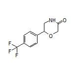 6-[4-(Trifluoromethyl)phenyl]morpholin-3-one