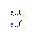 trans-3-Fluoro-4-hydroxypyrrolidine Hydrochloride