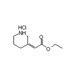 Ethyl (Z)-2-(Piperidin-3-ylidene)acetate Hydrochloride