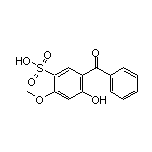 5-Benzoyl-4-hydroxy-2-methoxybenzenesulfonic Acid