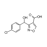 3-[(4-Chlorophenyl)(hydroxy)methyl]isoxazole-4-carboxylic Acid