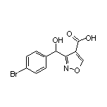 3-[(4-Bromophenyl)(hydroxy)methyl]isoxazole-4-carboxylic Acid