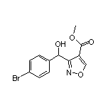 Methyl 3-[(4-Bromophenyl)(hydroxy)methyl]isoxazole-4-carboxylate