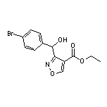 Ethyl 3-[(4-Bromophenyl)(hydroxy)methyl]isoxazole-4-carboxylate