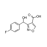 3-[(4-Fluorophenyl)(hydroxy)methyl]isoxazole-4-carboxylic Acid