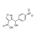 3-[Hydroxy(4-nitrophenyl)methyl]isoxazole-4-carboxylic Acid