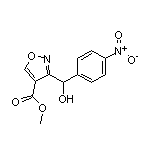 Methyl 3-[Hydroxy(4-nitrophenyl)methyl]isoxazole-4-carboxylate