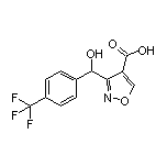 3-[Hydroxy[4-(trifluoromethyl)phenyl]methyl]isoxazole-4-carboxylic Acid