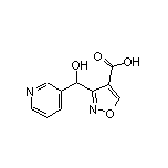 3-[Hydroxy(3-pyridyl)methyl]isoxazole-4-carboxylic Acid