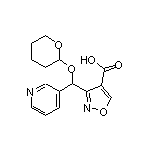 3-[(3-Pyridyl)[(2-tetrahydropyranyl)oxy]methyl]isoxazole-4-carboxylic Acid