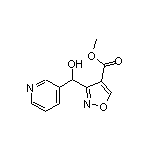 Methyl 3-[Hydroxy(3-pyridyl)methyl]isoxazole-4-carboxylate