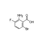 2-Amino-6-bromo-3-fluorobenzoic Acid