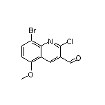 8-Bromo-2-chloro-5-methoxyquinoline-3-carbaldehyde