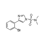 4-(2-Bromophenyl)-N,N-dimethylimidazole-1-sulfonamide