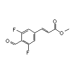 Methyl (E)-3-(3,5-Difluoro-4-formylphenyl)acrylate