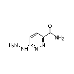 6-Hydrazinopyridazine-3-carboxamide