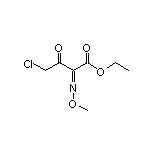 Ethyl 4-Chloro-2-(methoxyimino)-3-oxobutyrate