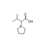 3-Methyl-2-(1-pyrrolidinyl)butyric Acid