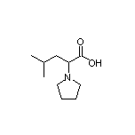 4-Methyl-2-(1-pyrrolidinyl)pentanoic Acid