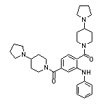 N-Phenyl-2,5-bis[[4-(1-pyrrolidinyl)-1-piperidyl]carbonyl]aniline
