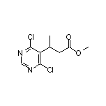 Methyl 3-(4,6-Dichloro-5-pyrimidyl)butyrate