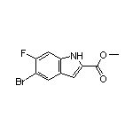 Methyl 5-Bromo-6-fluoroindole-2-carboxylate