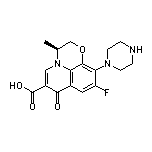 (S)-9-Fluoro-3-methyl-7-oxo-10-(1-piperazinyl)-3,7-dihydro-2H-[1,4]oxazino[2,3,4-ij]quinoline-6-carboxylic Acid