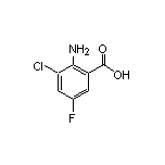 2-Amino-3-chloro-5-fluorobenzoic Acid