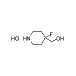 4-Fluoro-4-(hydroxymethyl)piperidine Hydrochloride