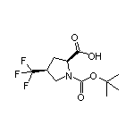 cis-1-Boc-4-(trifluoromethyl)-L-proline