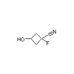 1-Fluoro-3-hydroxycyclobutanecarbonitrile