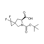 (6S)-5-Boc-1,1-difluoro-5-azaspiro[2.4]heptane-6-carboxylic Acid