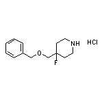 4-[(Benzyloxy)methyl]-4-fluoropiperidine Hydrochloride