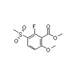 Methyl 2-Fluoro-6-methoxy-3-(methylsulfonyl)benzoate