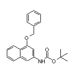 N-Boc-2-amino-4-(benzyloxy)naphthalene