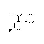 1-[5-Fluoro-2-(1-piperidyl)phenyl]ethanol