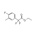 Ethyl 2,2-Difluoro-2-(4-fluoro-3-methylphenyl)acetate