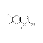 2,2-Difluoro-2-(4-fluoro-3-methylphenyl)acetic Acid