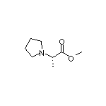 Methyl (S)-2-(1-Pyrrolidinyl)propanoate