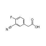 2-(3-Cyano-4-fluorophenyl)acetic Acid